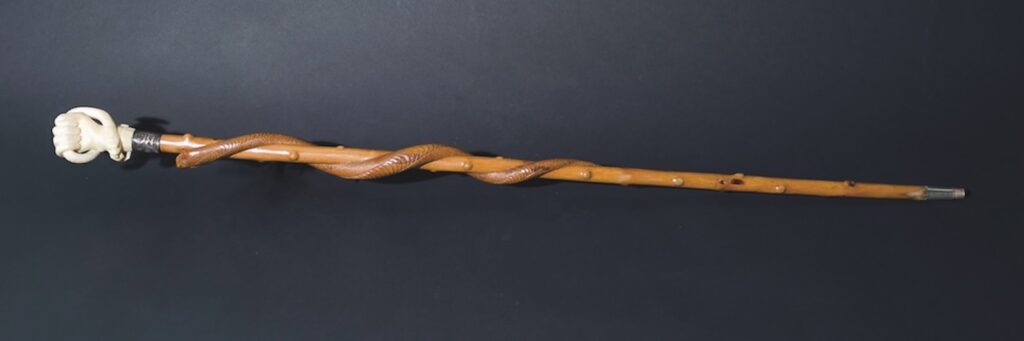 Charles Edenshaw Cane, Photo Credit Jefferson County Historical Society, Port Townsend, Washington