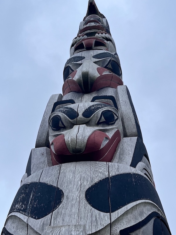 Haida Totem at Skidegate 